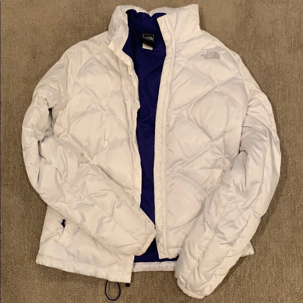 Women’s white small north face jacket